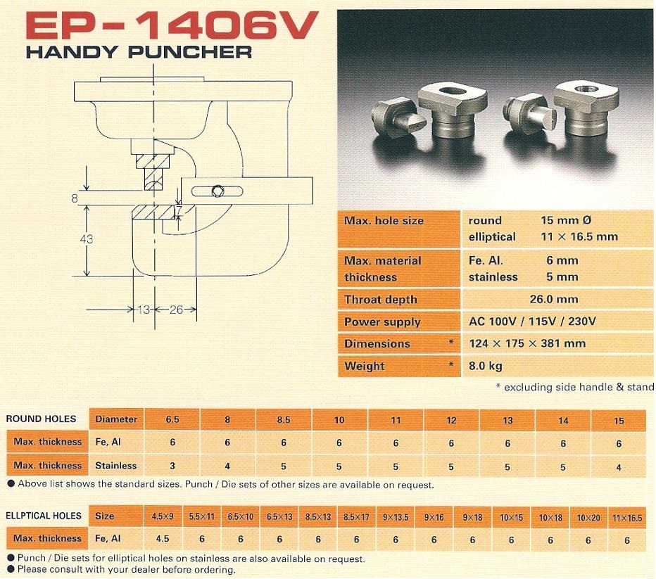 EP-1406V portable steel punch specifications jpg/EP-1406V portable steel punch specifications.jpg